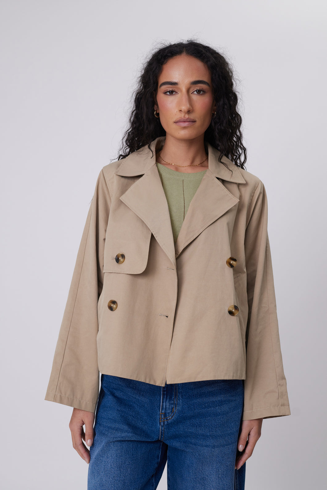 Marlow Unity Short Trench - Camel Hyde Boutique