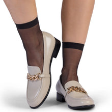 Load image into Gallery viewer, Kathryn Wilson Polly Loafer - Cream Hi-Shine Hyde Boutique
