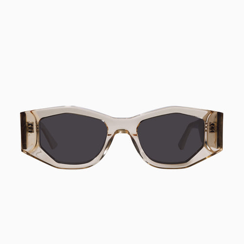 Valley Eyewear Valiant - Transparent Amber with Gold Metal Trim  Hyde Boutique   