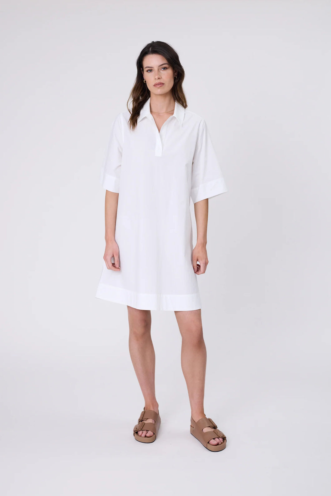 Marlow Verve Dress - Chalk