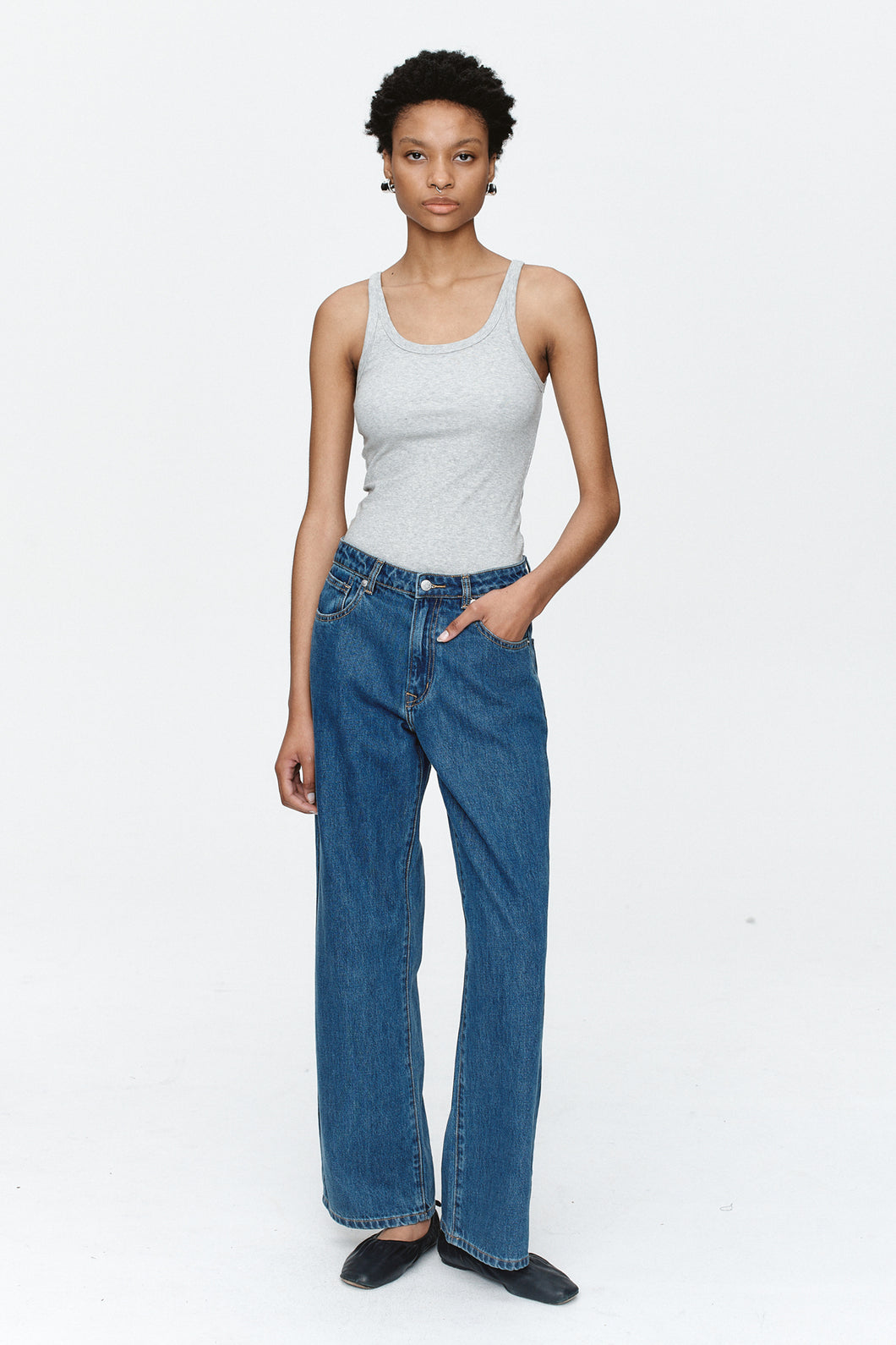 Marle Wide Leg Jean - Heritage Blue Hyde Boutique