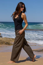 Load image into Gallery viewer, Ivy + Jack Transit Pull On Waist Tie Barrel Leg Pants - Olive Hyde Boutique
