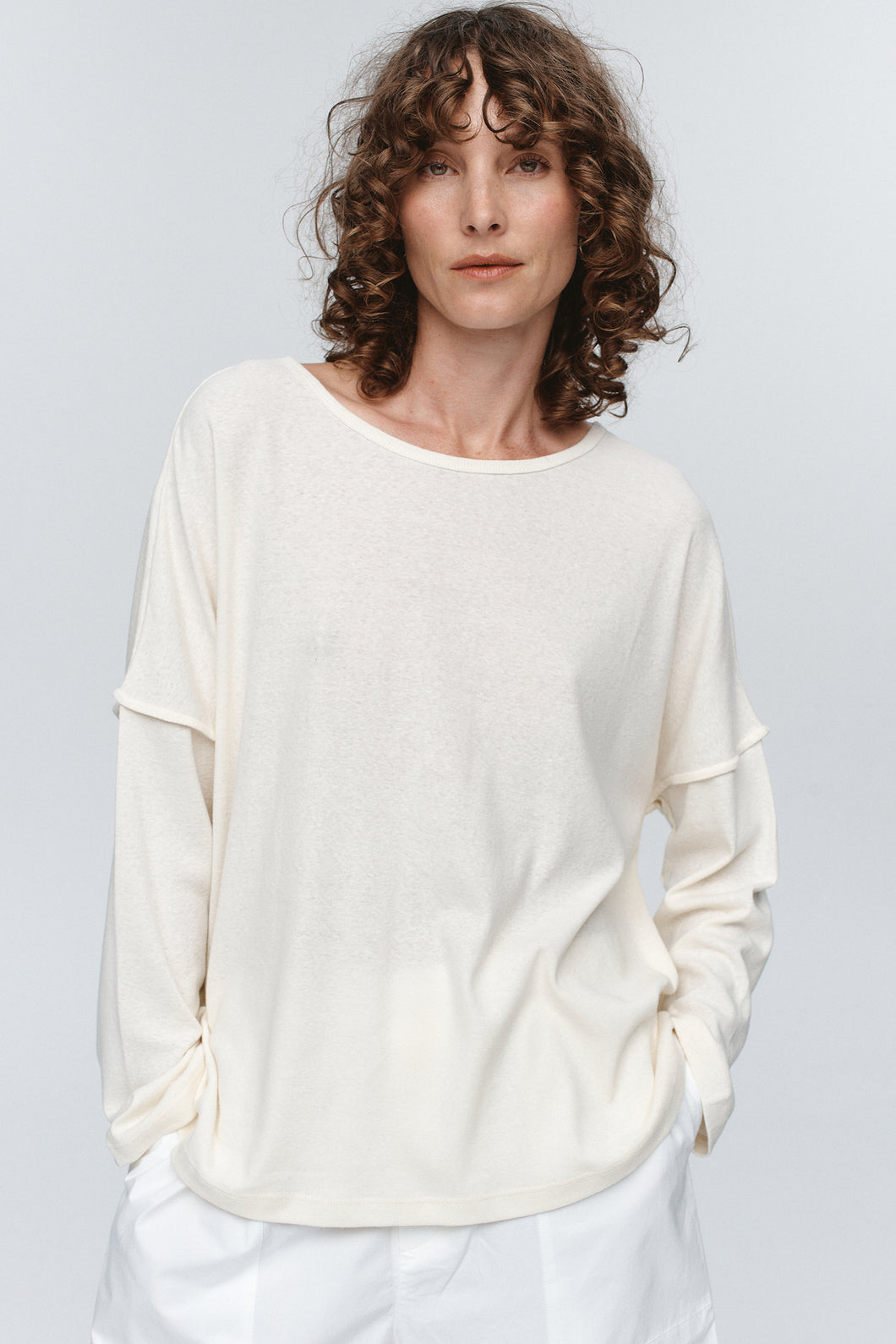 Marle Yelena Tee - Creme Hyde Boutique