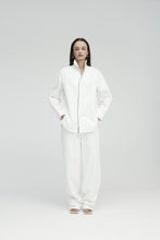 Load image into Gallery viewer, Rebe Piped Shirt - White Hyde Boutique
