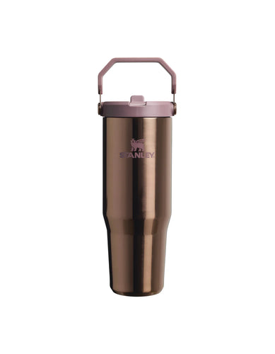 Stanley The IceFlow Flip Straw Tumbler 30oz - Polished Rose Gold Hyde Boutique