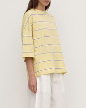 Load image into Gallery viewer, Assembly Label Nora Cotton Stripe Oversized Tee - Rind Stripe Hyde Boutique
