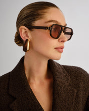 Load image into Gallery viewer, Luv Lou The Banks Sunglasses - Dark Chocolate Sunglasses Luv Lou
