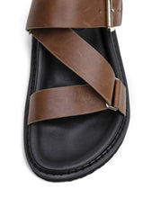 Load image into Gallery viewer, La Tribe Aki Slide - Khaki Hyde Boutique
