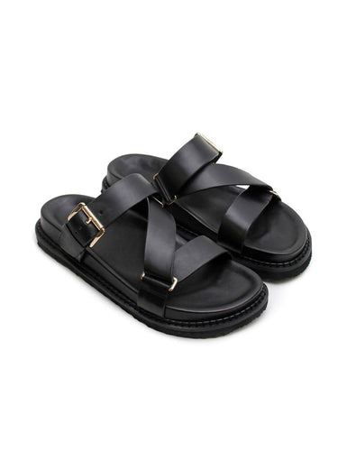 La Tribe Aki Slide - Black Hyde Boutique