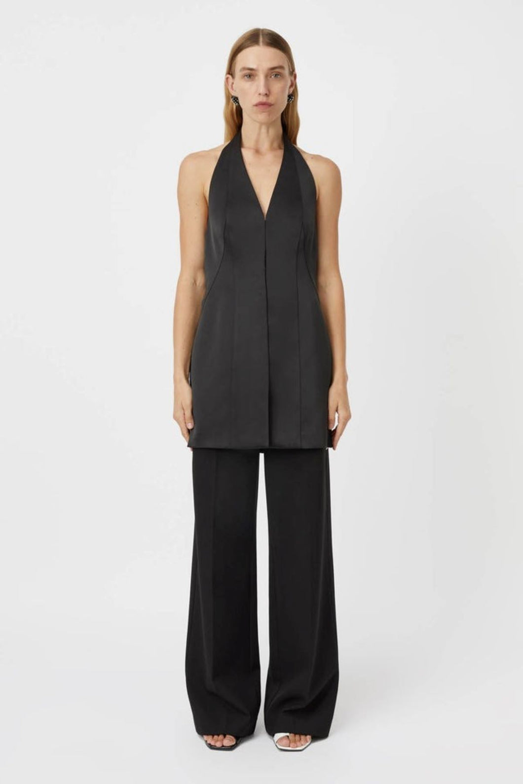 Camilla and Marc Ama Top - Black  Hyde Boutique   