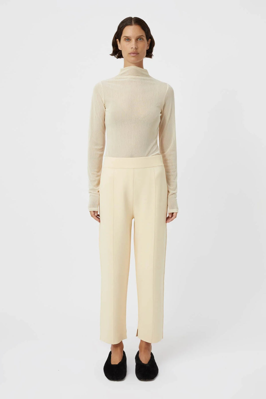 Camilla and Marc Amedeo Knit Pant - Butter Yellow  Hyde Boutique   