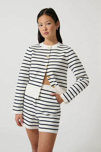 ONTE Amelia Cardigan - Navy Hyde Boutique