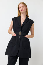 Load image into Gallery viewer, Kate Sylvester Valora Vest - Black  Hyde Boutique   
