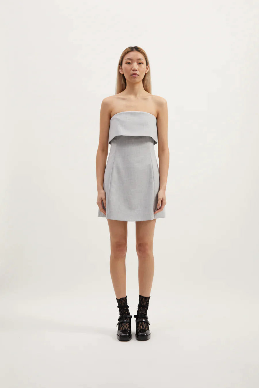 Remain Aubrey Mini Dress - Slate  Hyde Boutique   