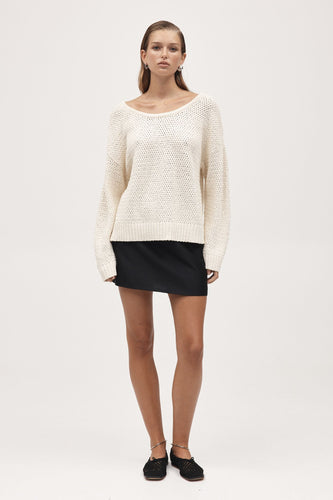 Marle Auguste Jumper - Ivory  Hyde Boutique   