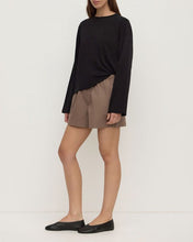 Load image into Gallery viewer, Assembly Label Micha Poplin Short - Dark Sand Hyde Boutique
