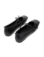 Load image into Gallery viewer, La Tribe Square Toe Flat - Black Hyde Boutique
