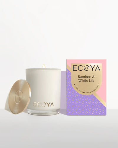 Ecoya Madison Candle - Bamboo & White Lily  Hyde Boutique   