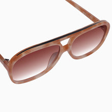 Load image into Gallery viewer, Valley Eyewear Bang Bang Pastel Tort w. Gold Metal / Dark Orange Gradient Lens Hyde Boutique
