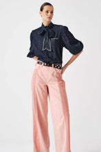 Load image into Gallery viewer, Seventy &amp; Mochi Two Tone Bay Jean - Powder Pink Hyde Boutique
