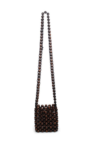 La Tribe x HYDE Exclusive Beaded Crossbody Bag - Brown Hyde Boutique