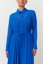 Load image into Gallery viewer, Sylvester by Kate Sylvester Billowy Shirt Dress - Blue  Hyde Boutique   
