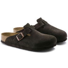 Load image into Gallery viewer, Birkenstock Boston SFB Suede Leather (Regular) - Mocha  Hyde Boutique   
