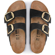 Load image into Gallery viewer, Birkenstock Arizona Big Buckle Nubuck (Regular) - Black Hyde Boutique
