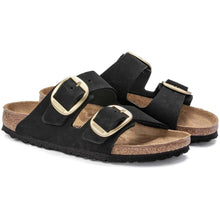 Load image into Gallery viewer, Birkenstock Arizona Big Buckle Nubuck (Regular) - Black Hyde Boutique
