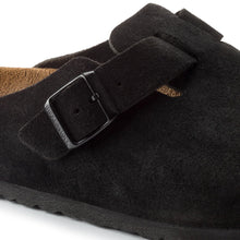 Load image into Gallery viewer, Birkenstock Boston SFB Suede (Regular) - Black  Hyde Boutique   
