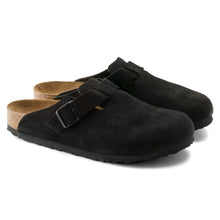 Load image into Gallery viewer, Birkenstock Boston SFB Suede (Regular) - Black  Hyde Boutique   
