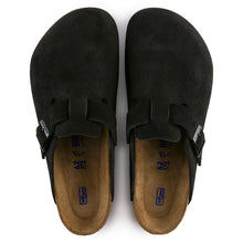 Load image into Gallery viewer, Birkenstock Boston SFB Suede (Regular) - Black  Hyde Boutique   
