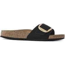 Load image into Gallery viewer, Birkenstock Madrid Big Buckle Nubuck (Regular) - Black Hyde Boutique
