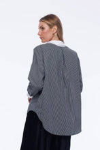 Load image into Gallery viewer, Blak the Label Girlfriend Shirt - Black/White Stripe  Hyde Boutique   
