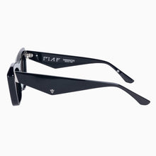 Load image into Gallery viewer, Valley Eyewear Piaf - Gloss Black w. Silver Metal / Black Lens Hyde Boutique
