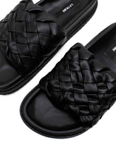 Load image into Gallery viewer, La Tribe Weave Slide - Black Hyde Boutique
