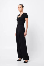 Load image into Gallery viewer, Mossman Boston Wide Leg Pant - Black Hyde Boutique
