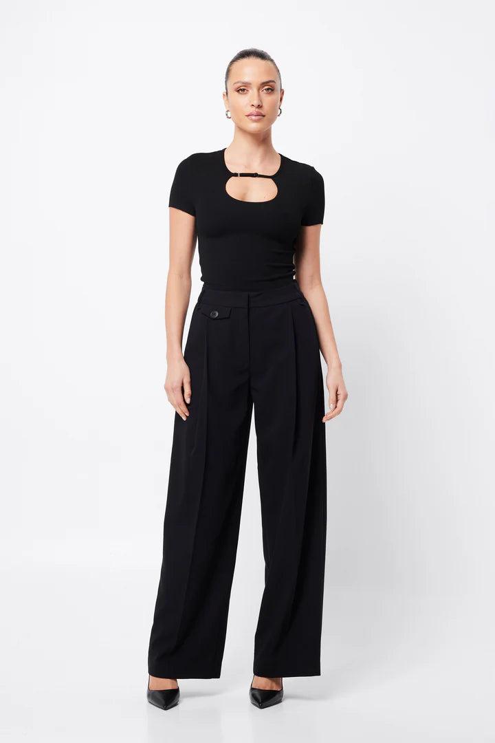 Mossman Boston Wide Leg Pant - Black Hyde Boutique