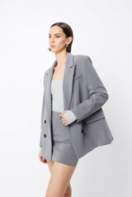 Load image into Gallery viewer, Mossman Boston Double Breasted Blazer - Grey Hyde Boutique
