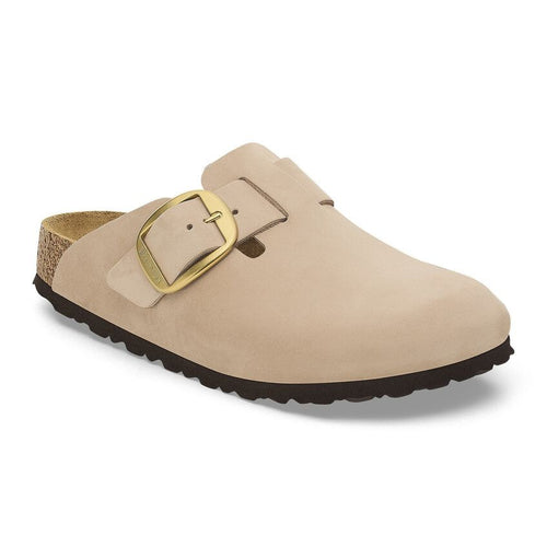 Birkenstock Boston Big Buckle Nubuck (Regular) - Sandcastle  Hyde Boutique   