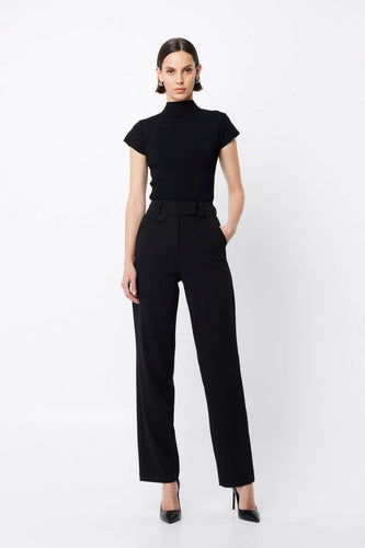 Mossman Boston Straight Leg Pant - Black | PRE ORDER Hyde Boutique