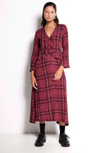 Load image into Gallery viewer, Salasai Bow Tie Dress - Mulberry Tweed  Hyde Boutique   
