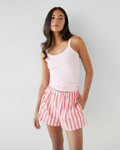 Dear Dylan Cotton Boxer Short - Cupid Stripe  Hyde Boutique   