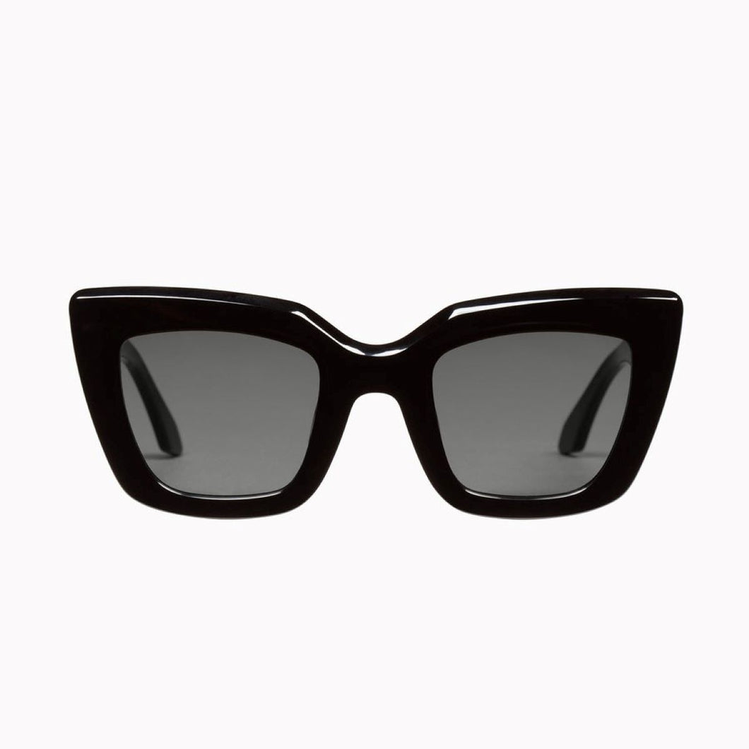Valley Eyewear Brigada - Gloss Black/Black Lens Hyde Boutique