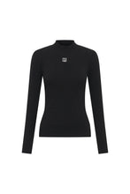 Load image into Gallery viewer, Camilla and Marc Nora Rib Long Sleeve Top - Black  Hyde Boutique   
