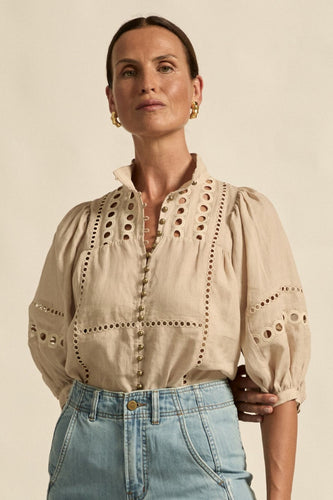 Zoe Kratzmann Cabaret Top - Cashew | PRE ORDER Arriving mid August Hyde Boutique