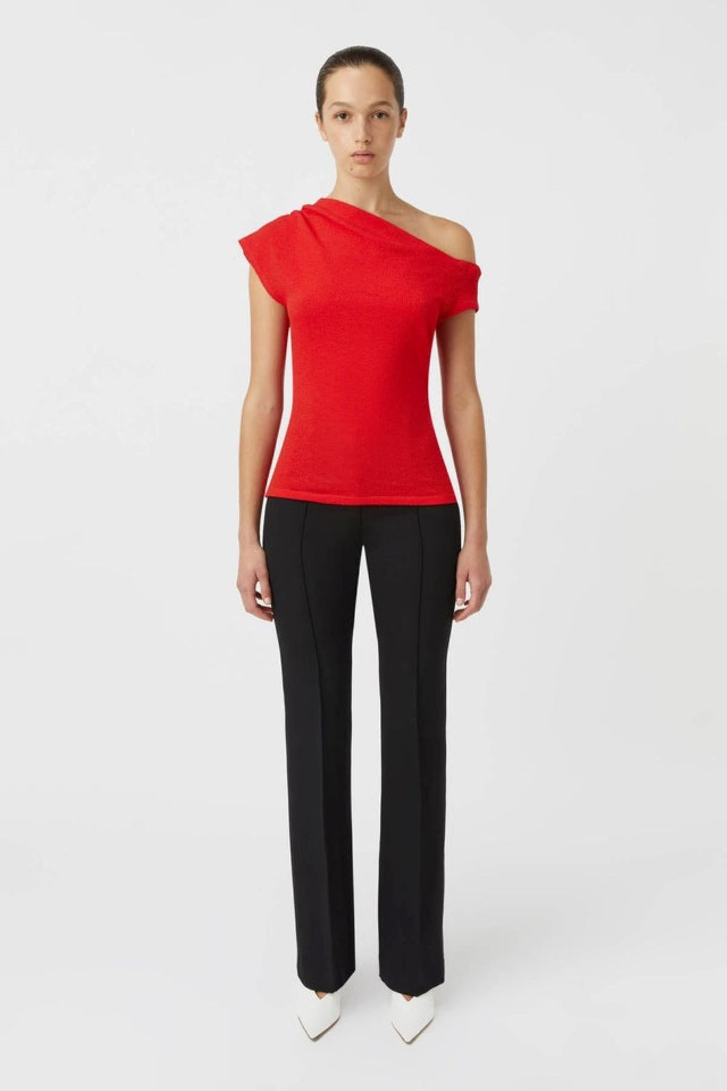 Camilla and Marc Cali Top - Poppy Red  Hyde Boutique   