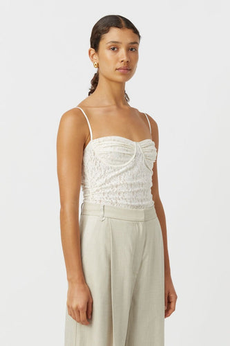 Camilla and Marc Camille Lace Bodysuit - Cream. Hyde Boutique