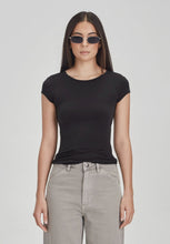 Load image into Gallery viewer, Commoners Cap Sleeve Tee - Black  Hyde Boutique   
