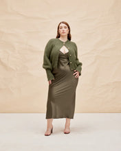 Load image into Gallery viewer, Ruby Matilda Cardigan - Khaki  Hyde Boutique   
